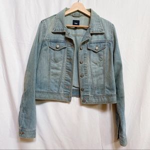 Light wash Gap denim jacket